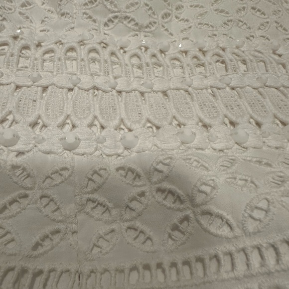 Lilly Pulitzer Strapless White Lace Dress - Picture 6 of 11